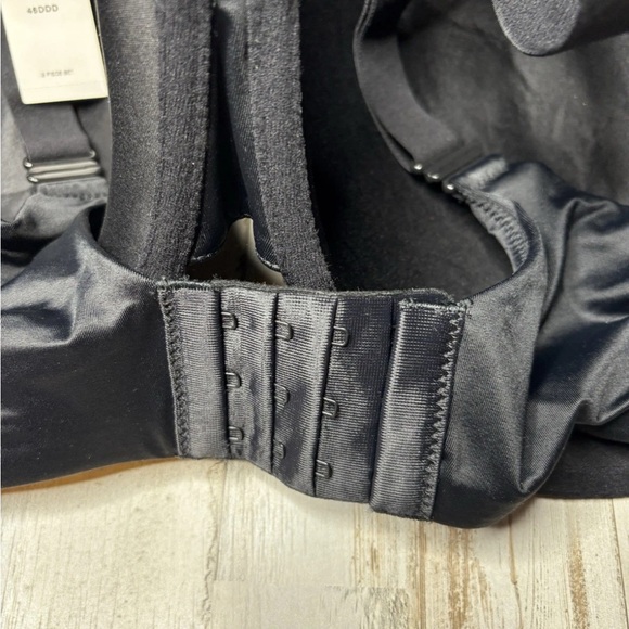 Old Navy Women's Hook & Loop Full-Coverage Underwire Bra Black Size 46DDD NWT - Picture 14 of 16
